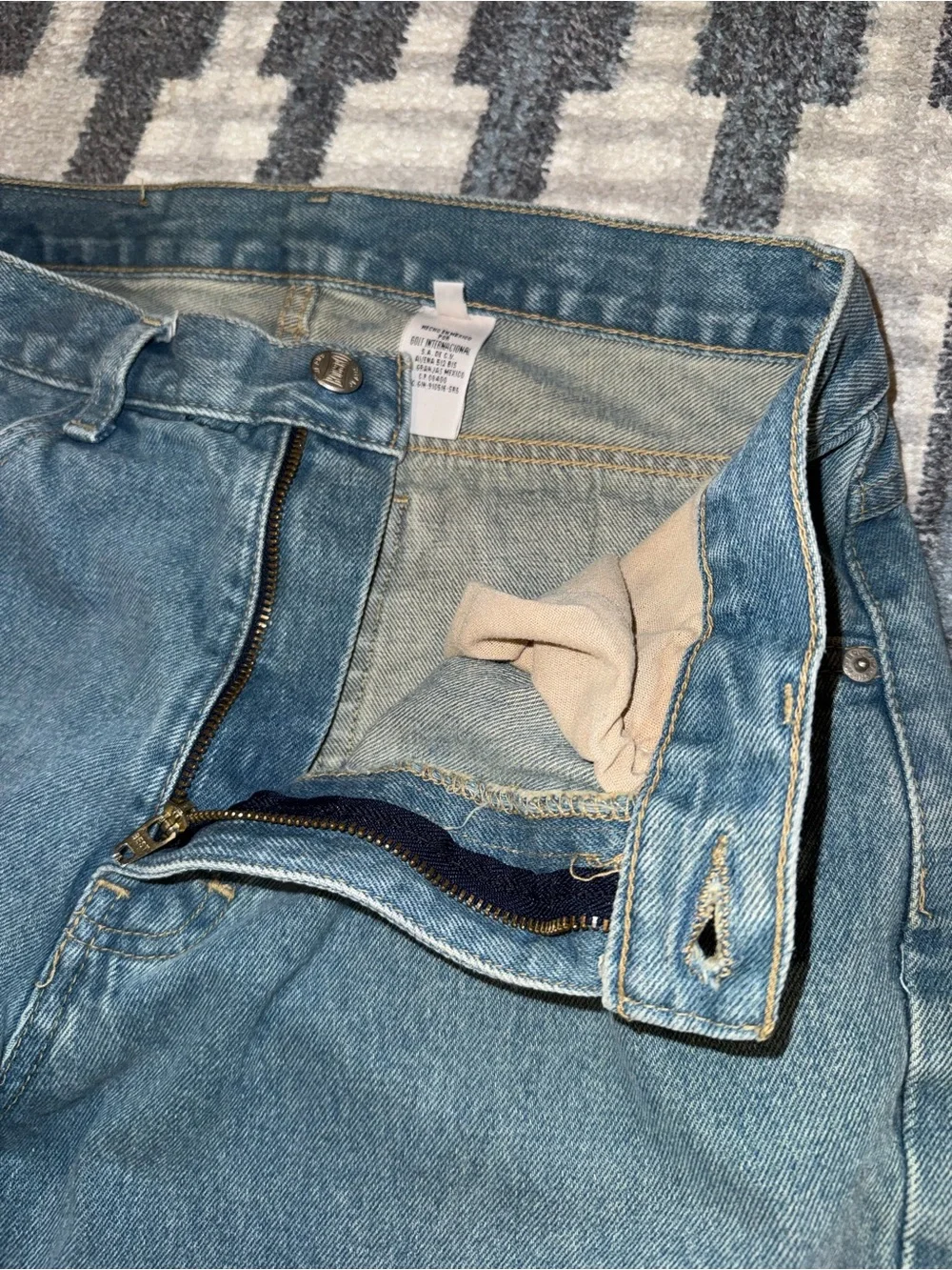 Vintage Bolero Jeans Collection Classic Straight Fit Men's Blue Jeans Size 32